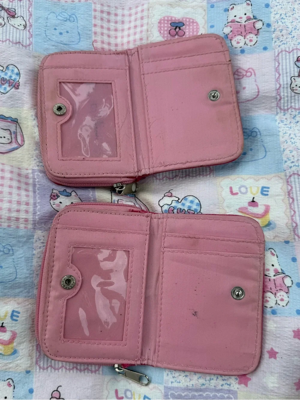 VINTAGE Sanrio Hello Kitty Pink Aloha from Hawaii Wallet - Cute Travel Pouch